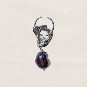 Molten Baroque Pearl Earring #2