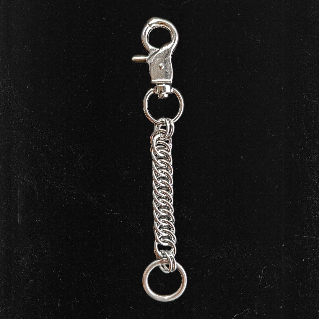 Chainmail Keyring // Half Persian Weave