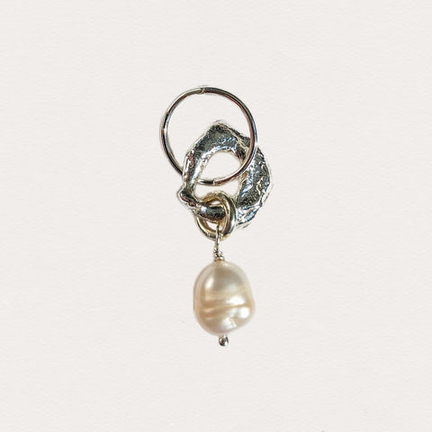 Molten Baroque Pearl Earring #5