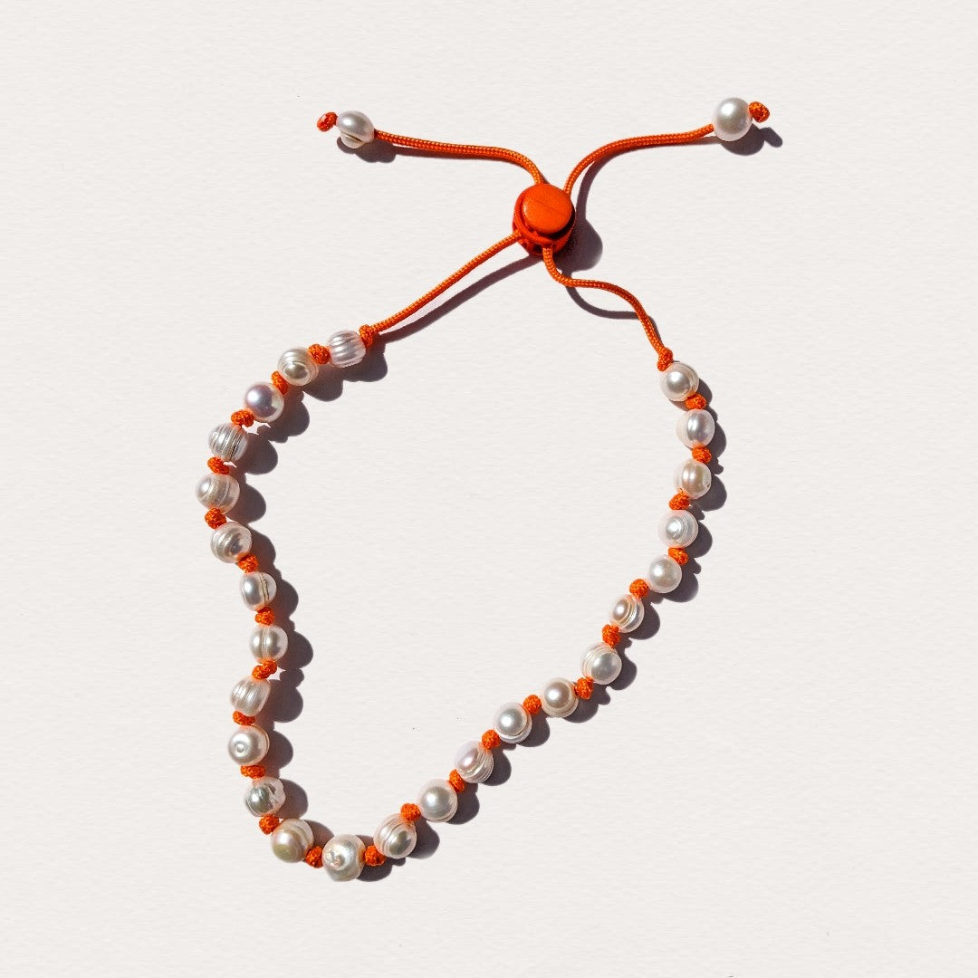 Paracord Pearls // Orange
