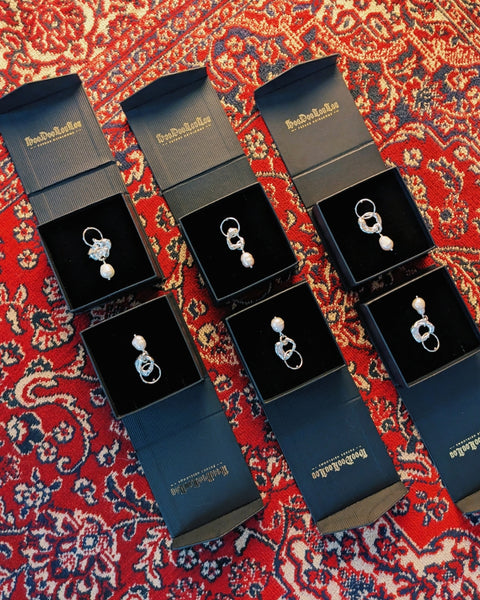 Molten Baroque Pearl Earring #6