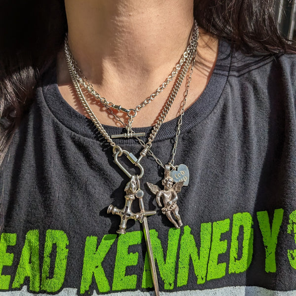Chain // T-Bar Fob // Necklace