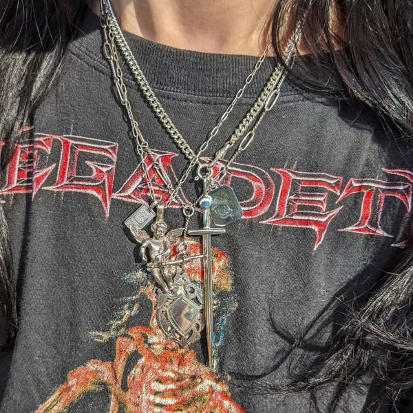 Chain // Curb with Swivel Clasp // Necklace