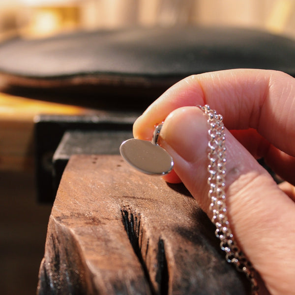 Pendant // Oval // Custom Engraving.