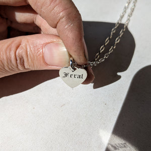 Heart Pendant // Feral