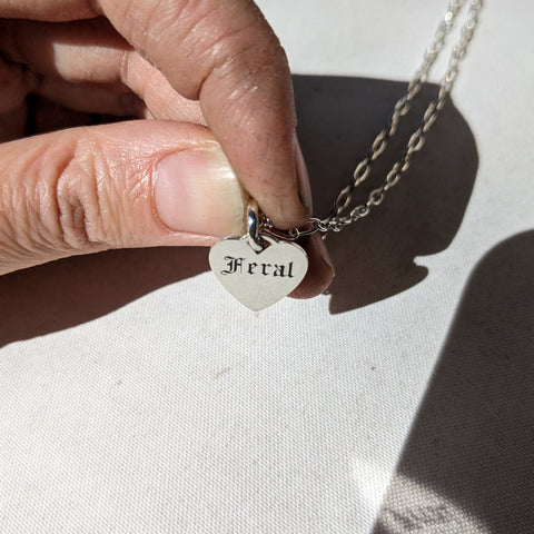 Heart Pendant // Feral
