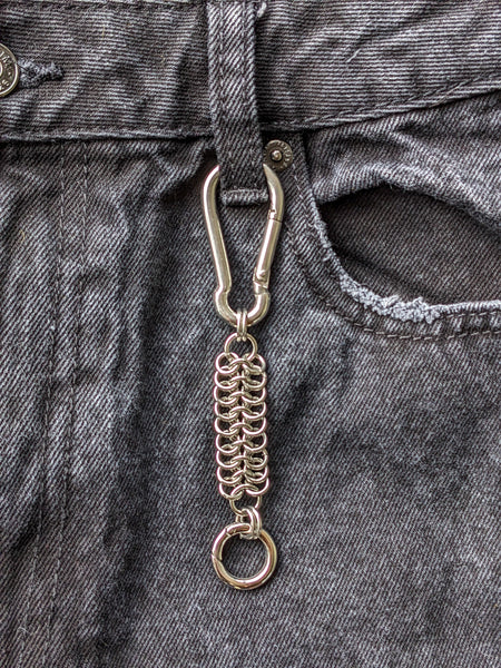 Chainmail Keyring // European Weave