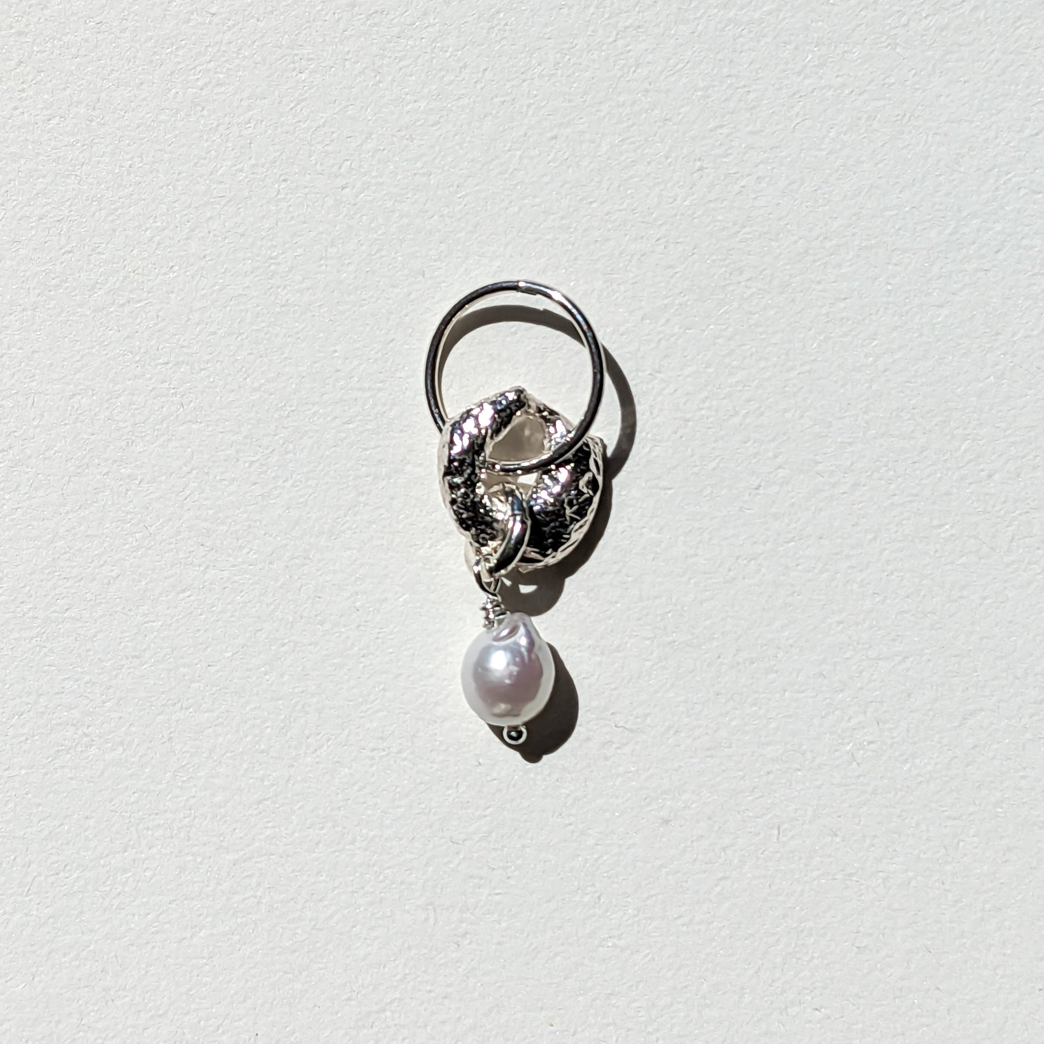 Molten Baroque Pearl Earrings #1