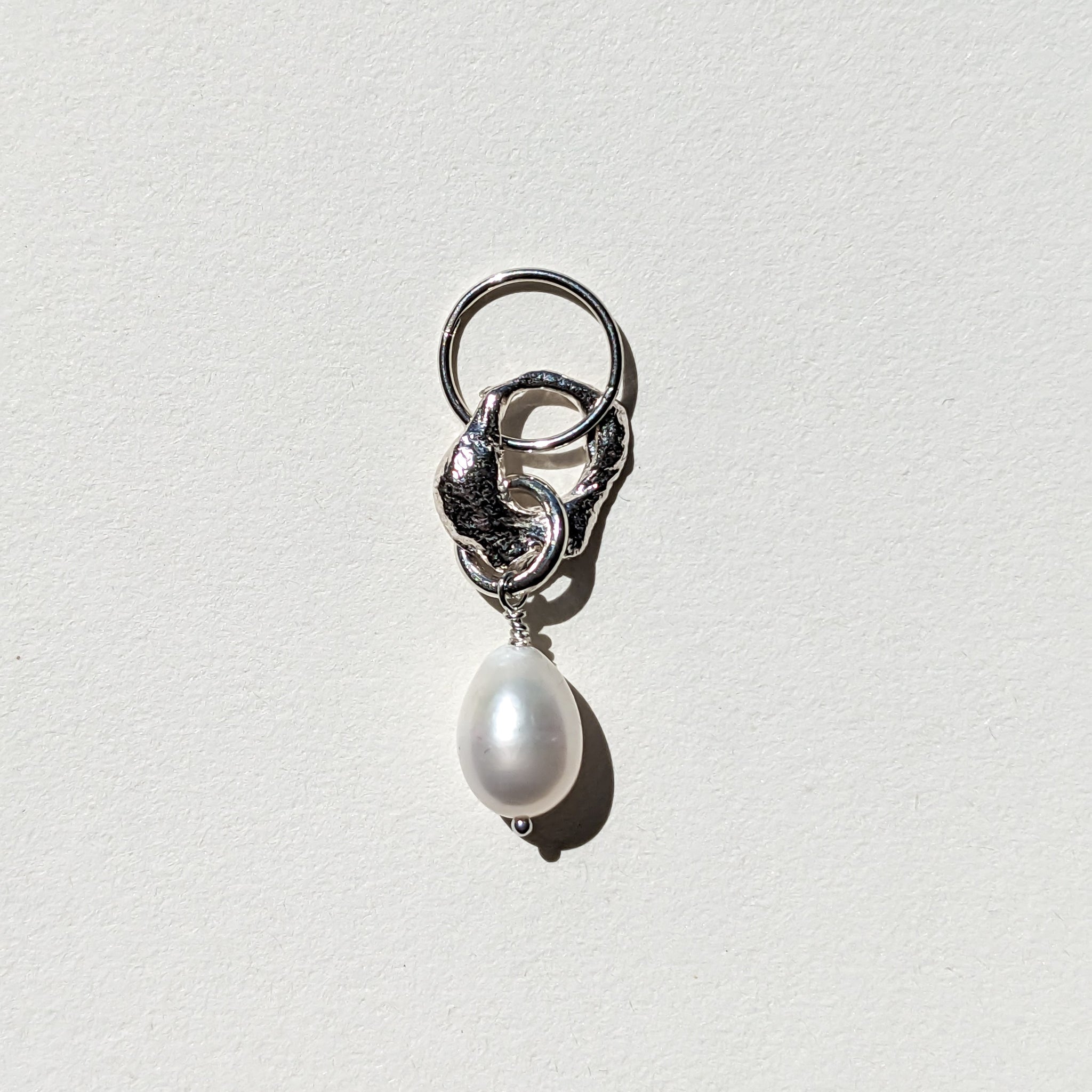 Molten Baroque Pearl Earring #5