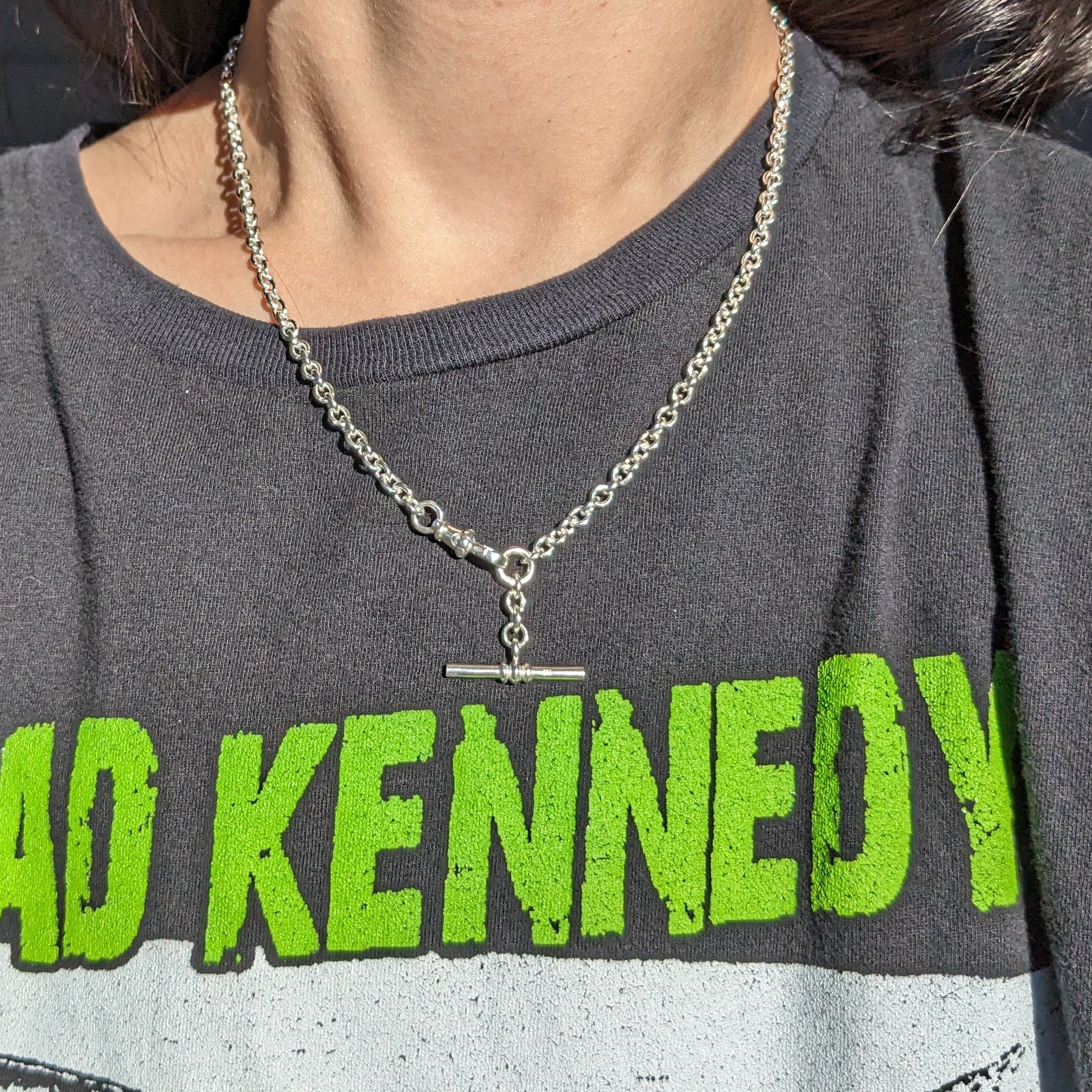 Chain // T-Bar Fob // Necklace