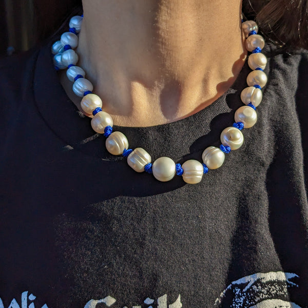 Paracord Pearls // Cobolt Blue