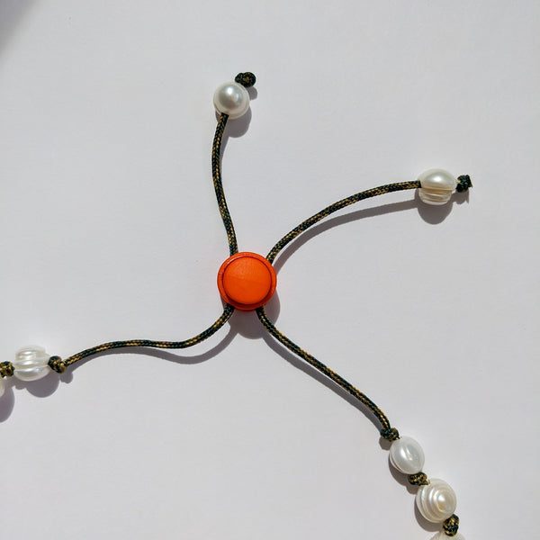 Paracord Pearls // Limited Edition // Camo and Orange