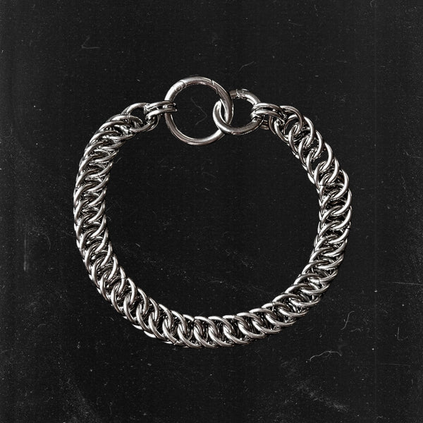 Chainmaille Bracelet // Persian Half Weave