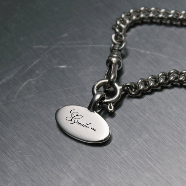 Pendant // Oval // Custom Engraving.