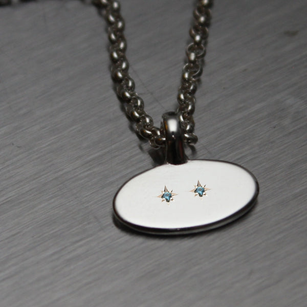 Pendant // Oval // Sapphires
