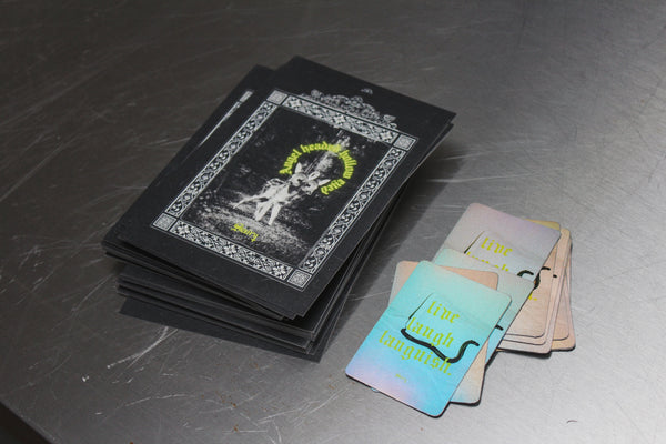 Live Laugh Languish Holographic Sticker