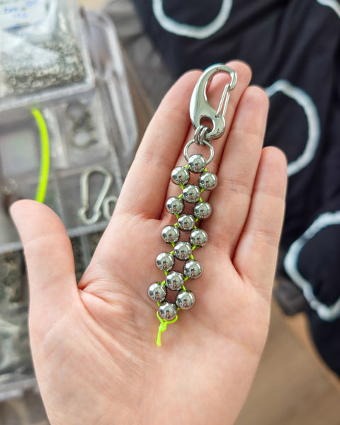 Beaded Keyring/ Bag Charm